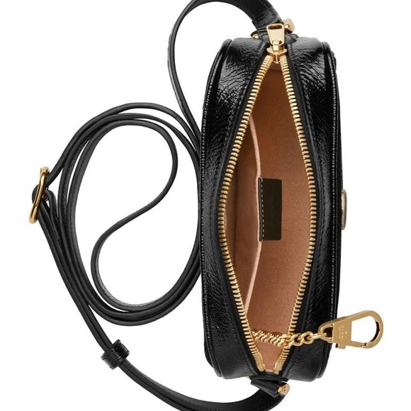 Gucci Bags Gucci Ophidia Black Suede Crossbody Bag Poshmark